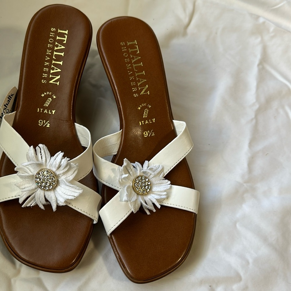 Italian shoemaker s sandals size 9.5,